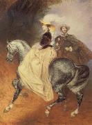 Karl Briullov Riders USA oil painting artist